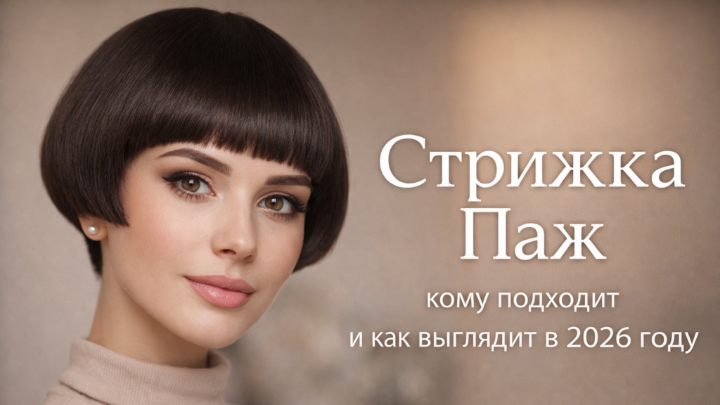 Стрижка паж